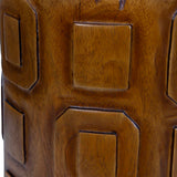 Alson Geometric Accent Table - Dark Brown by Uttermost - View 5
