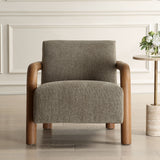Balance Accent Chair Herb - Dark Green / Light Brown by Uttermost - View 2
