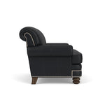 Bay Bridge Leather Loveseat, Nailhead Trim | Flexsteel