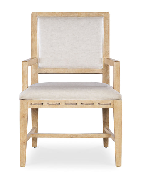 Retreat Cane Back Arm Chair (Set of 2) - Beige by Hooker Furniture - View 6