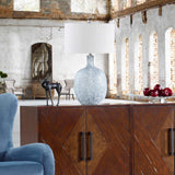 Oceaonna Glass Table Lamp - Light Blue / Beige by Uttermost - View 5