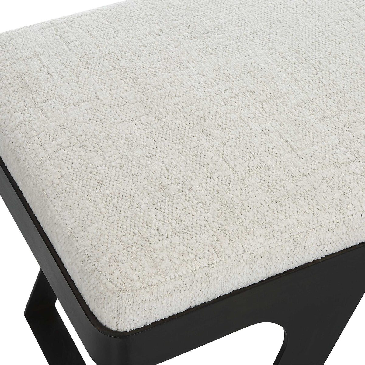 Hover Modern Bench - White by Uttermost - View 6