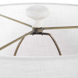 Sonata Textured Table Lamp - White by Uttermost - View 6