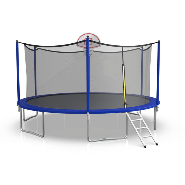 15FT trampoline blue - W1163S00034 - image - 1