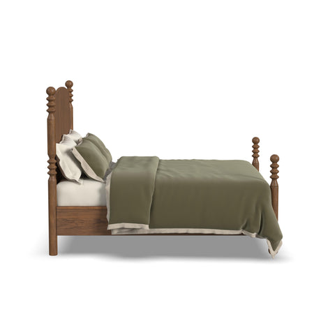 Azalea Queen Panel Bed - Walnut | Flexsteel