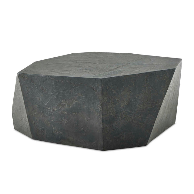 Parra Outdoor Coffee Table Slate - Black by Uttermost - View 1