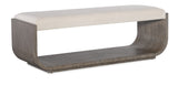 Modern Mood Bed Bench - Dark Brown / Beige by Hooker Furniture - View 1