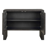 Bierk 2 Door Cabinet Dark Stain - Black by Uttermost - View 7