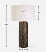 Malaga Brass Table Lamp - Bronze by Uttermost - View 8