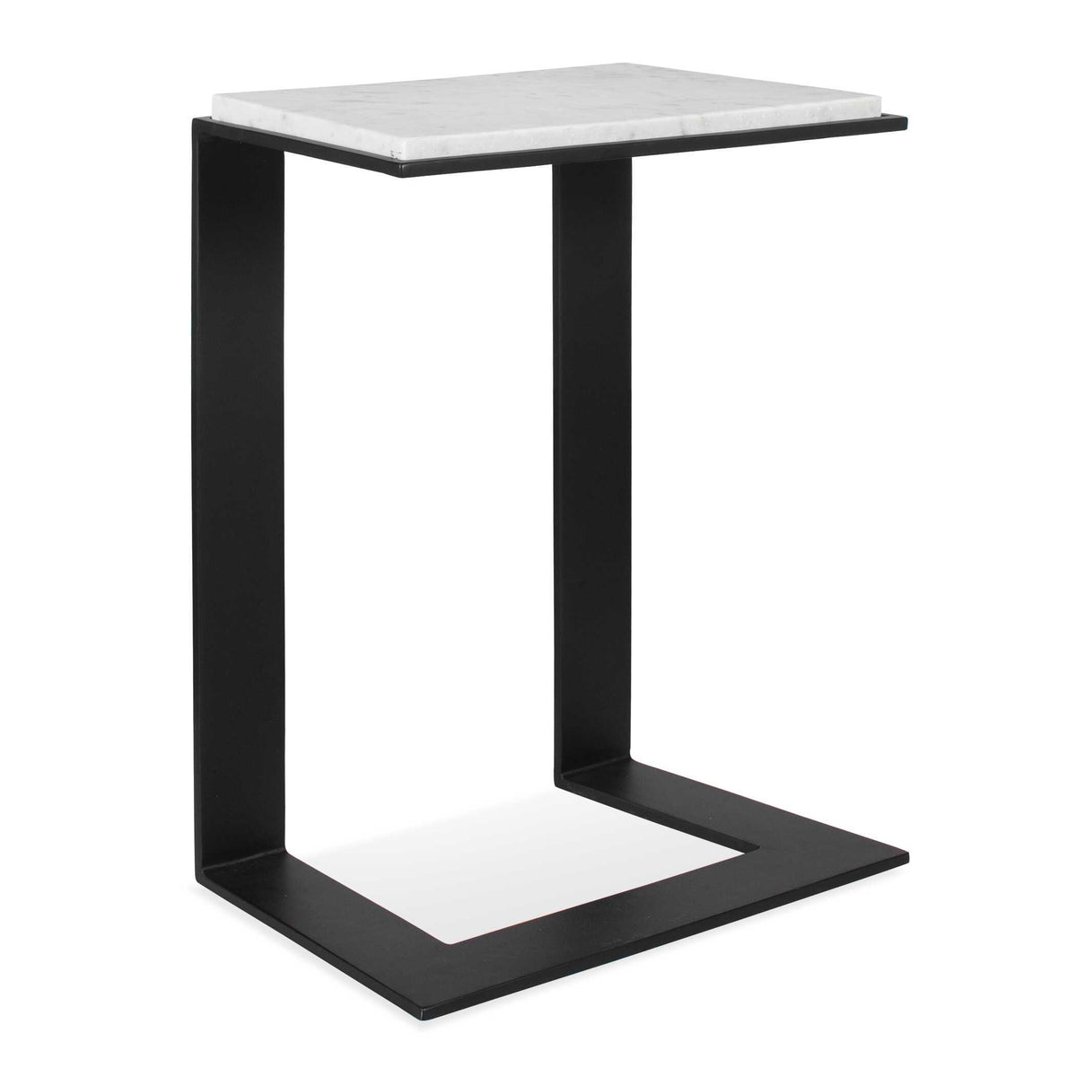 Kenora Marble Accent Table - Black / White by Uttermost - View 1