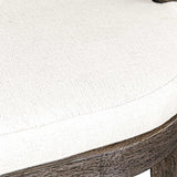 Cellini Outdoor Counter Stool - Dark Brown / White by Uttermost - View 8