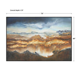 Valley Of Light Landscape Art - Blue / Orange by Uttermost - View 4