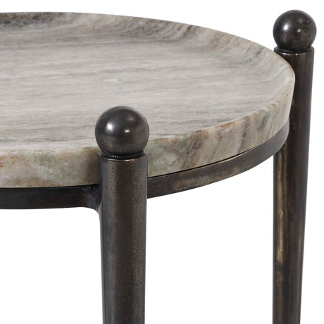 Nahunta Accent Table Dark Bronze / Gray - Dark Brown / Gray by Uttermost - View 5