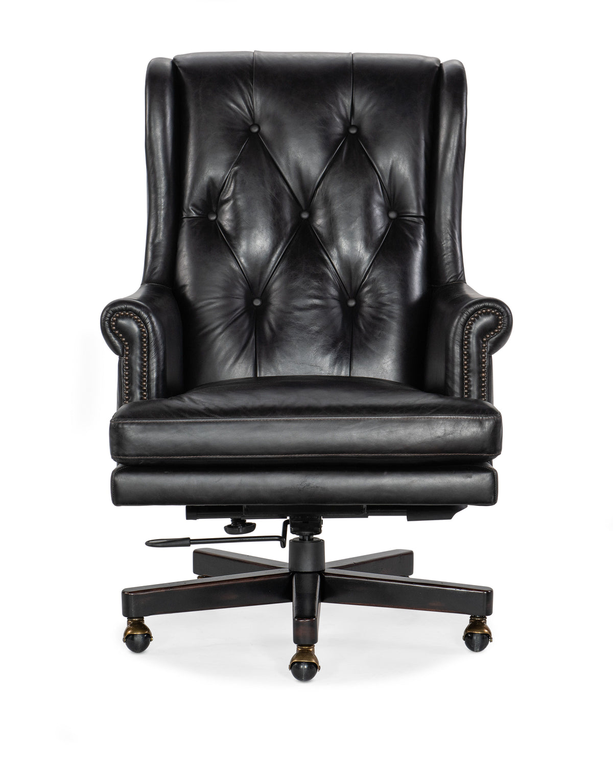 Charleston Executive Swivel Tilt Chair - Black by Hooker Furniture - View 4