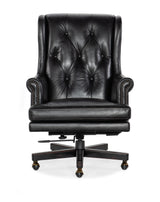 Charleston Executive Swivel Tilt Chair - Black by Hooker Furniture - View 4