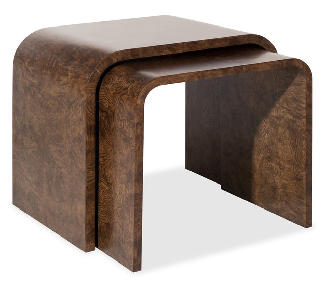 Archives Nesting Tables - Dark Brown by Hooker Furniture - View 1