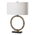 Relic Table Lamp Aged Gold - Light Brown / Silver by Uttermost - View 1