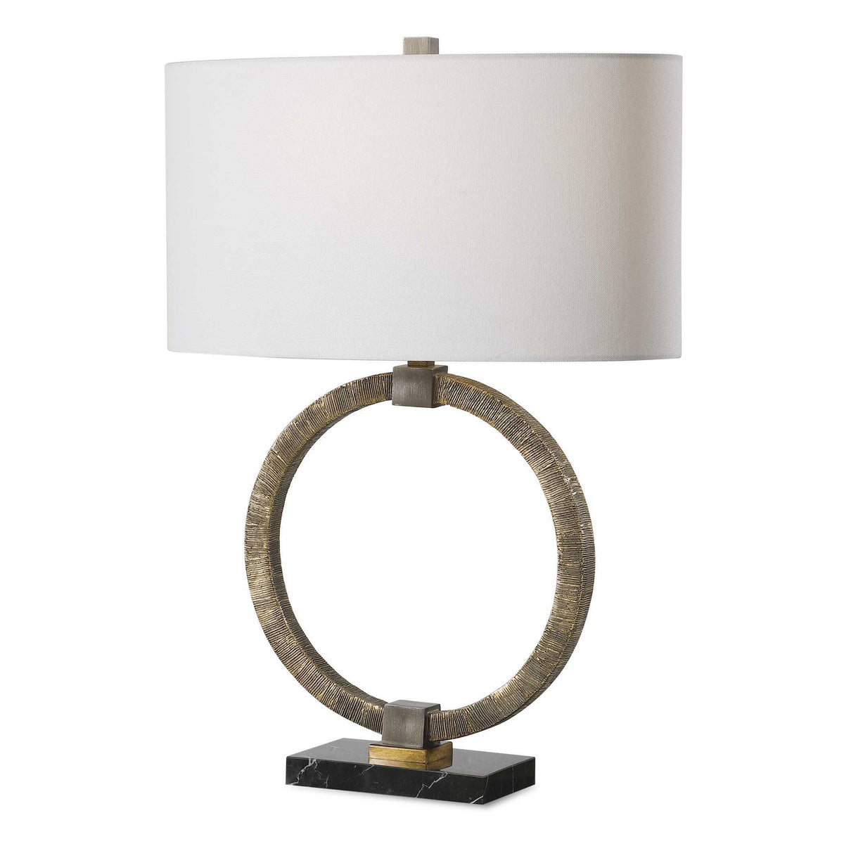 Relic Table Lamp Aged Gold - Light Brown / Silver by Uttermost - View 1