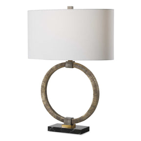 Relic Table Lamp Aged Gold - Light Brown / Silver by Uttermost - View 1