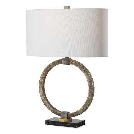 Relic Table Lamp Aged Gold - Light Brown / Silver by Uttermost - View 1
