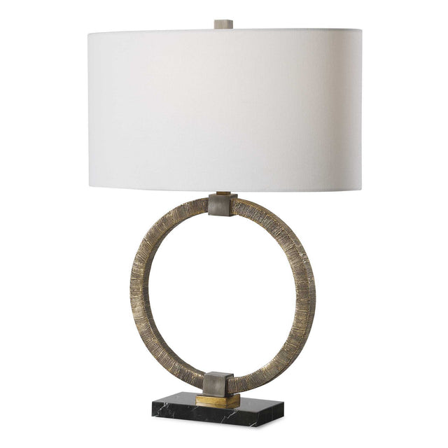 Relic Table Lamp Aged Gold - Light Brown / Silver by Uttermost - View 1