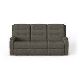 Arlo Transitional Fabric Power Reclining Sofa With Power Headrests & Lumbar | Flexsteel
