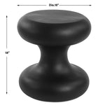 Robles Outdoor Accent Table - Black by Uttermost - View 5