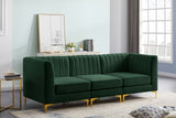 Alina - Modular Sectional 3 Piece - Green - 604Green - S93 - Home Elegance USA - 6