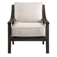 Lyle Accent Chair Beige - White / Dark Brown by Uttermost - View 1
