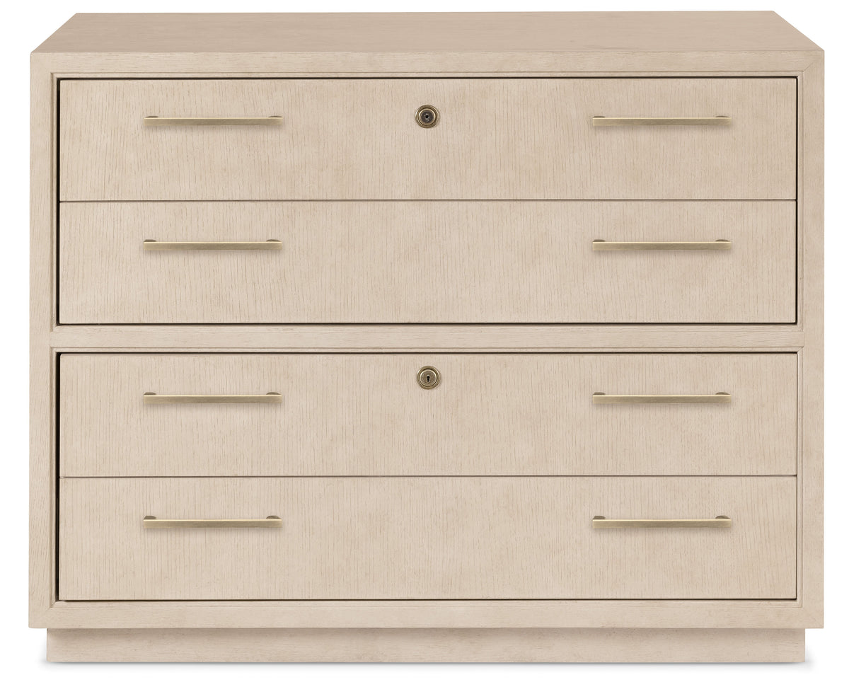 Lateral File Cabinet Polished Limestone - Beige by Hooker Furniture - View 4