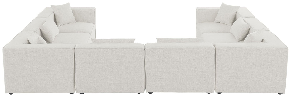 Cube - Modular Sectional 8 Piece - Cream - 630Cream - Sec8A - Home Elegance USA - 2