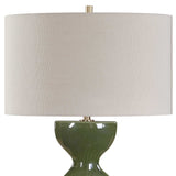 Curhan Glaze Table Lamp - Dark Green by Uttermost - View 6