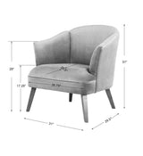 Conroy Accent Chair Olive - Green / Dark Brown by Uttermost - View 8
