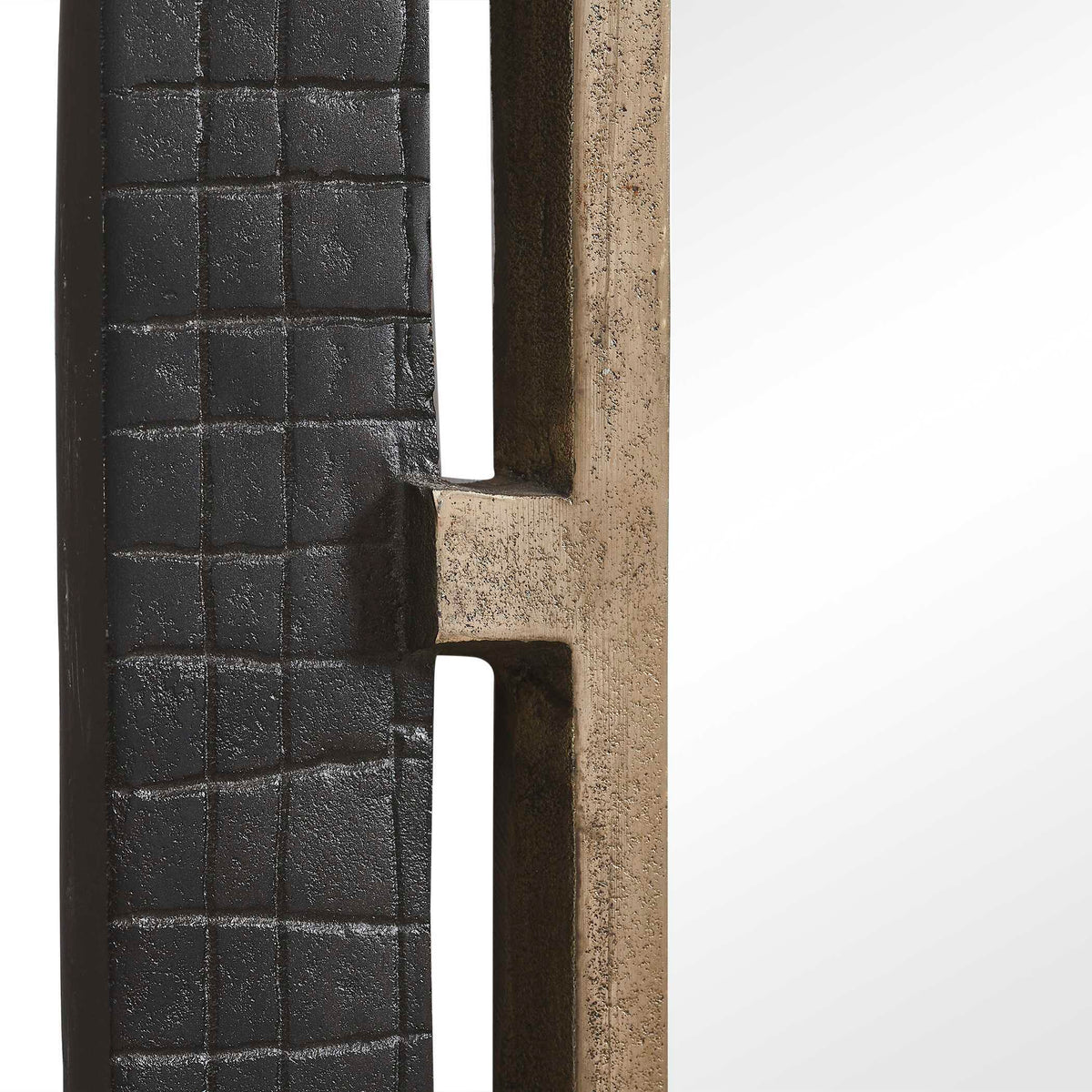 Guerra Mirror Walnut & Brass - Bronze / Dark Brown by Uttermost - View 4