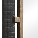Guerra Mirror Walnut & Brass - Bronze / Dark Brown by Uttermost - View 4