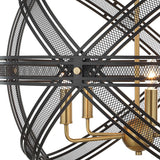 Spherical 5 Light Pendant - Bronze / Black by Uttermost - View 9