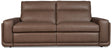 Simone ZG 2 over 2 Power Sofa With Power Headrest and BT speaker - Dark Brown by Hooker Furniture - View 1