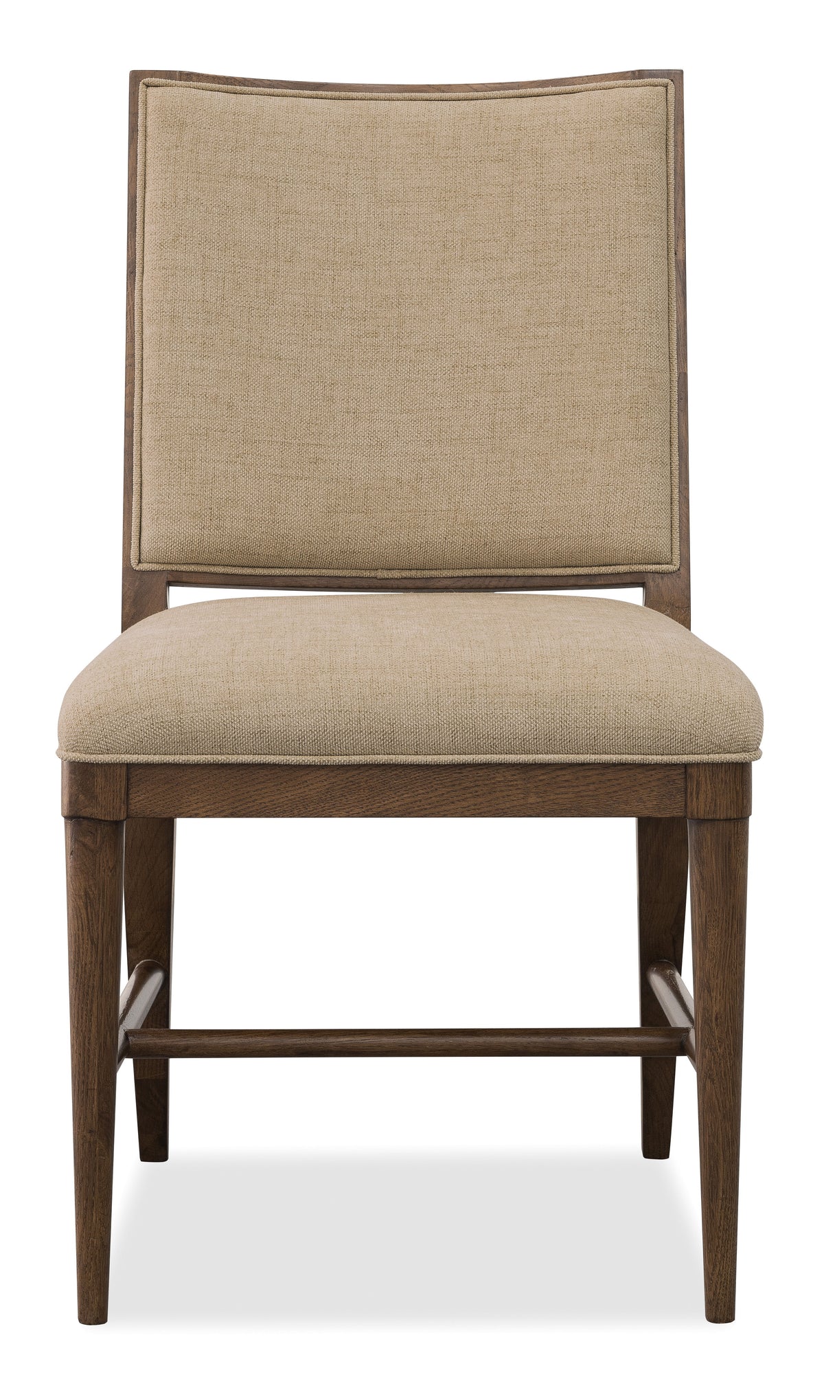 Cashiers Dining Side Fabric Chair (Set of 2) Chestnut / Willarae Cashew - Dark Brown / Beige by Hooker Furniture - View 3