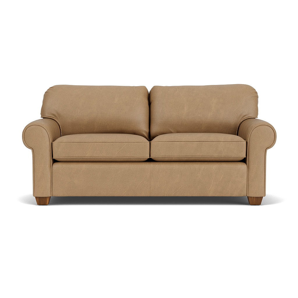 Thornton Leather Stationary Full Sleeper | Flexsteel