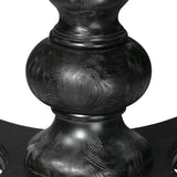 Brynmore Wood Grain Round Table - Black by Uttermost - View 4