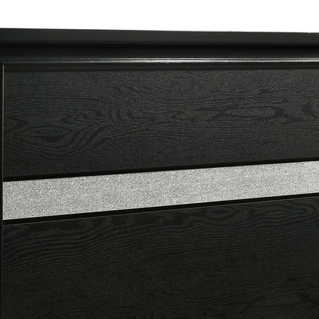Annie Black 4-piece Twin Bedroom Set - sold by Home Elegance USA