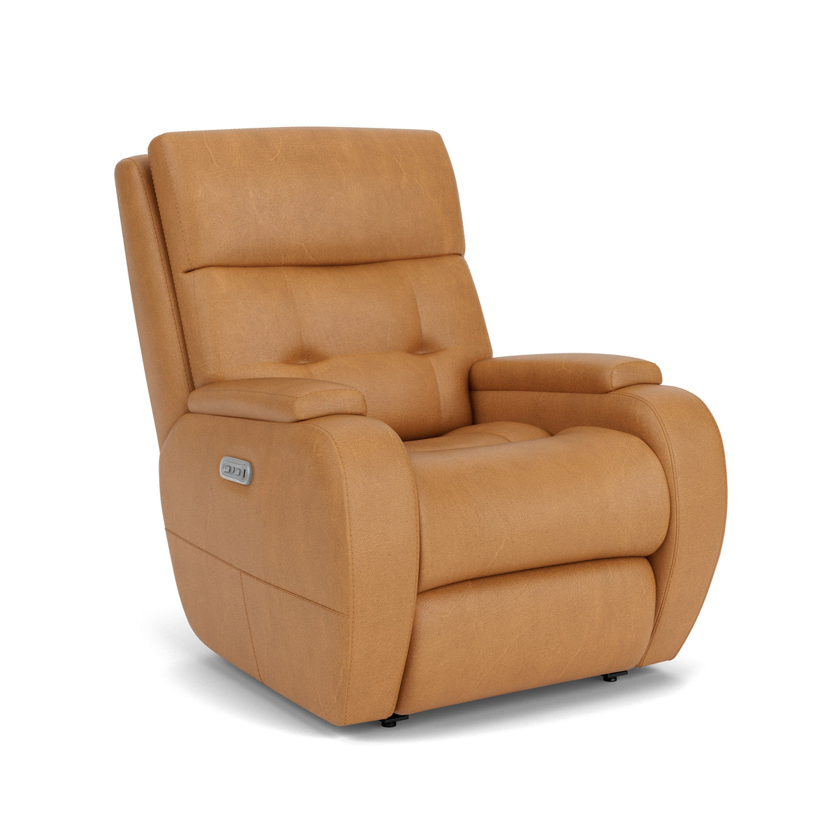 Strait Leather Power Recliner With Power Headrest | Flexsteel