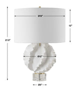 Saylor White Table Lamp by Uttermost - View 8