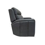 Wyatt Power Reclining Sofa With Power Headrests & Lumbar - Gunmetal | Flexsteel