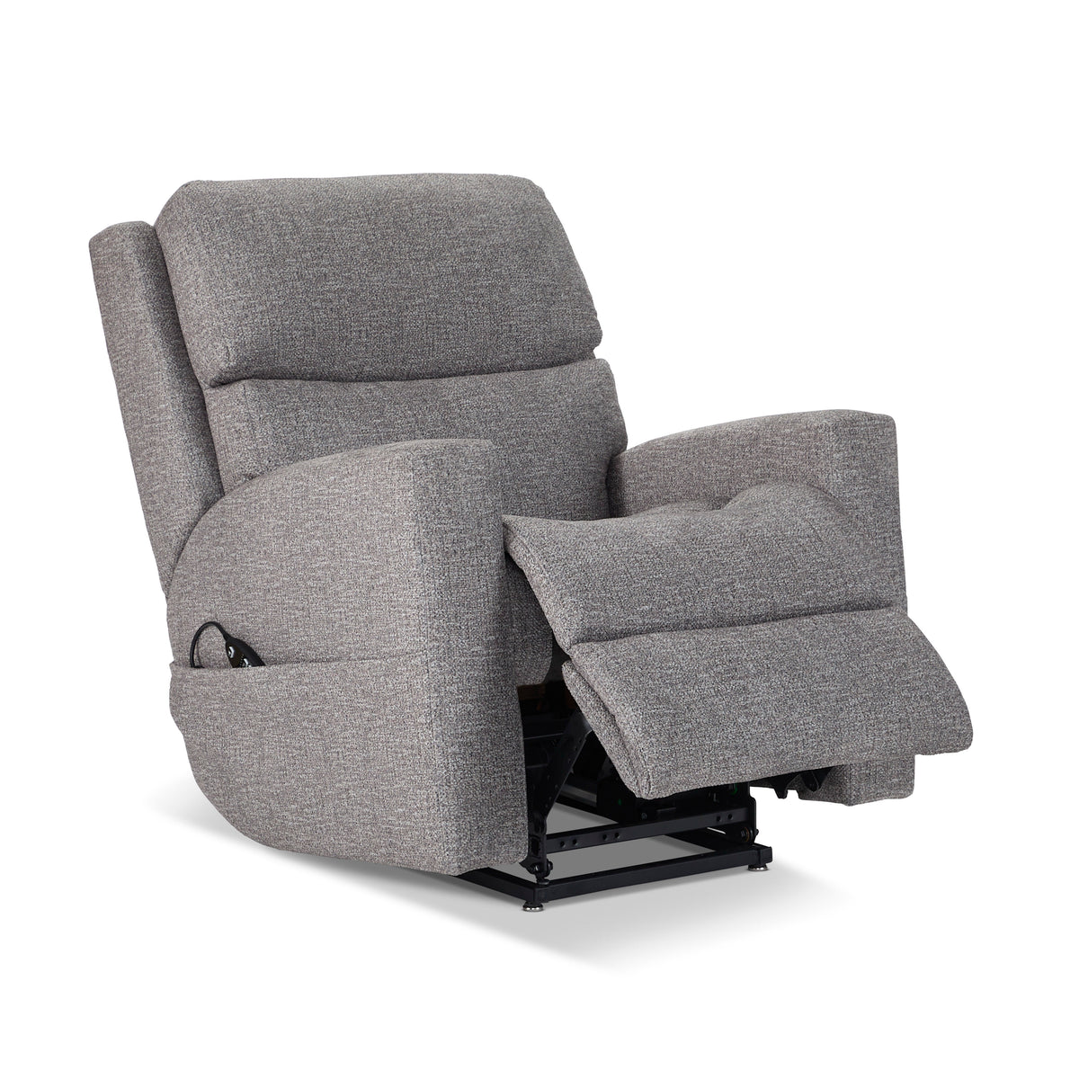 Score Transitional Fabric Power Lift Recliner With Power Headrest & Lumbar | Flexsteel