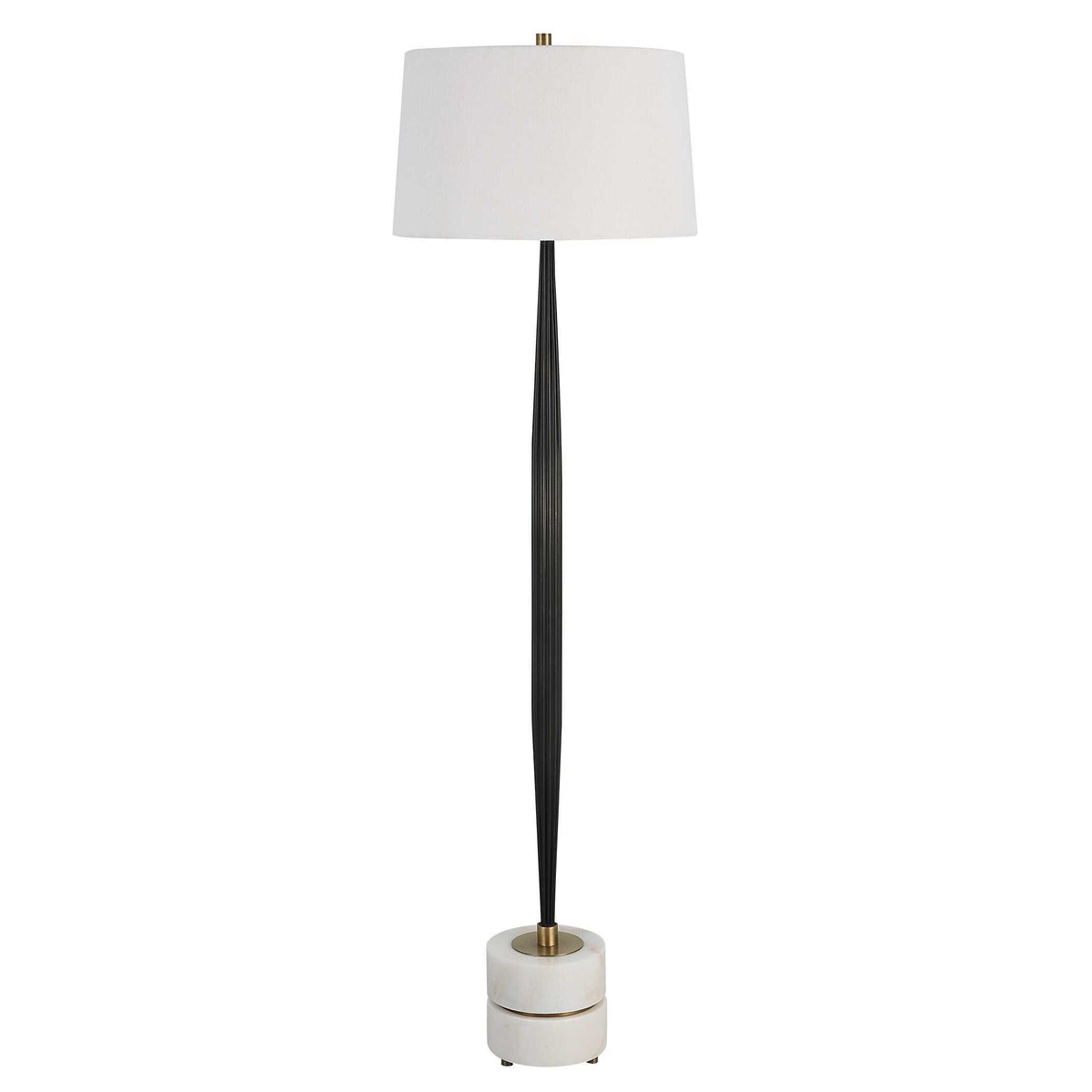 Miraz Floor Lamp - Black by Uttermost - View 4