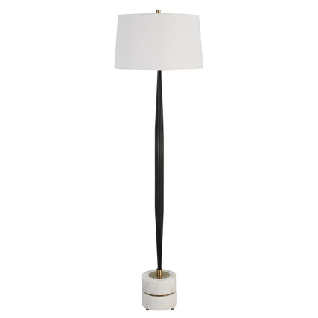 Miraz Floor Lamp - Black by Uttermost - View 4