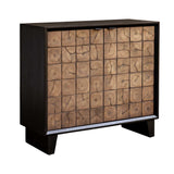 Muestra Wood Grain 2 Door Cabinet Black / Woodtone - Dark Brown / Black by Uttermost - View 3