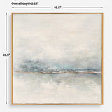 Foggy Morning Abstract Art - Light Brown by Uttermost - View 8