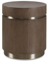 Commerce And Market Roll With It Round End Table - Dark Brown by Hooker Furniture - View 1